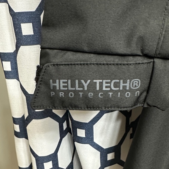 Sz XL New Helly Hansen Belfast Black Long Windproof Rain Coat. - Picture 3 of 7